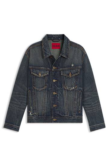 Куртка BOSS Regular-Fit Denim Jacket Синій | 50542904