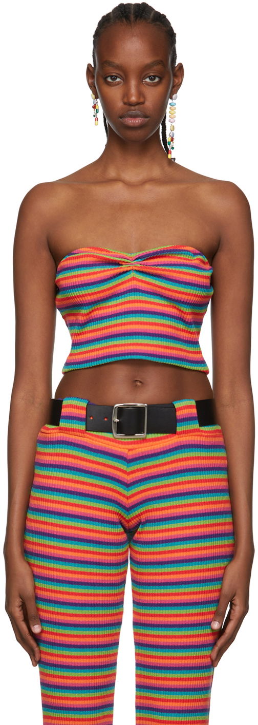 Безрукавка Anna Sui Exclusive Striped Tube Top Різнокольоровий | 522A20