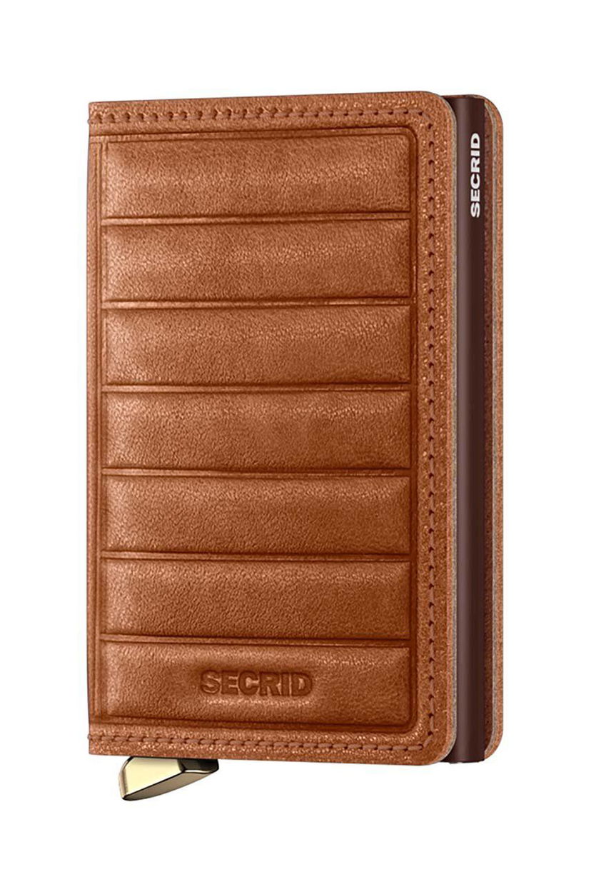 Гаманець Secrid Leather Wallet Коричневий | SEl.Cognac