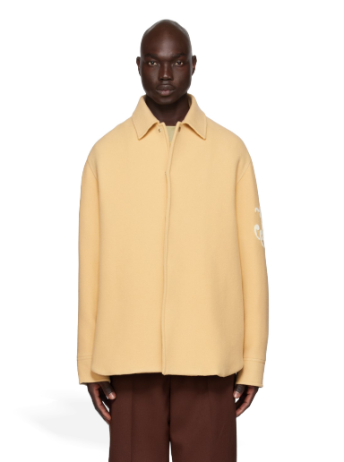 Куртка Jil Sander Embroidered Jacket бежевий | J47BN0126_J40031