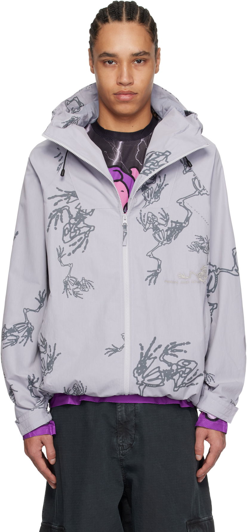 Вітровка Perks And Mini Perks and Mini Dem Bones Lightweight Jacket Сірий | 39192