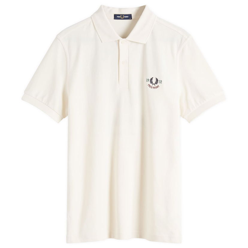 Сорочка поло Fred Perry Fred Perry Clubhouse Embroidered Polo Shirt білий | M9834-560