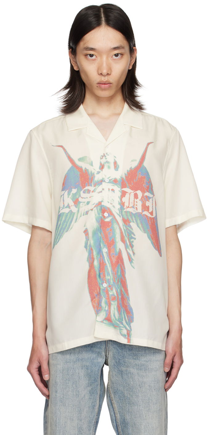Сорочка Ksubi Angelik Resort Shirt білий | MPF24SH015