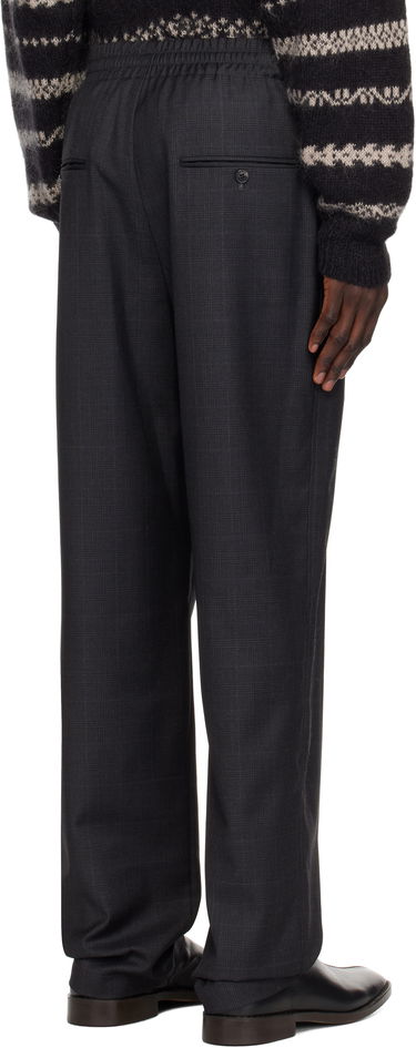 Штани ISABEL MARANT Isabel Marant Nahili Checked Trousers чорний | 23APA0074HA-A3F61H, 2