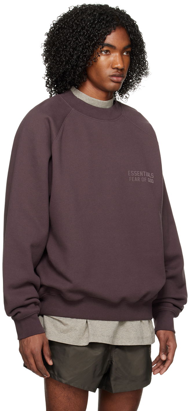 Cветр Fear of God Essentials Drop2 Crewneck Коричневий | 192BT222045F, 1