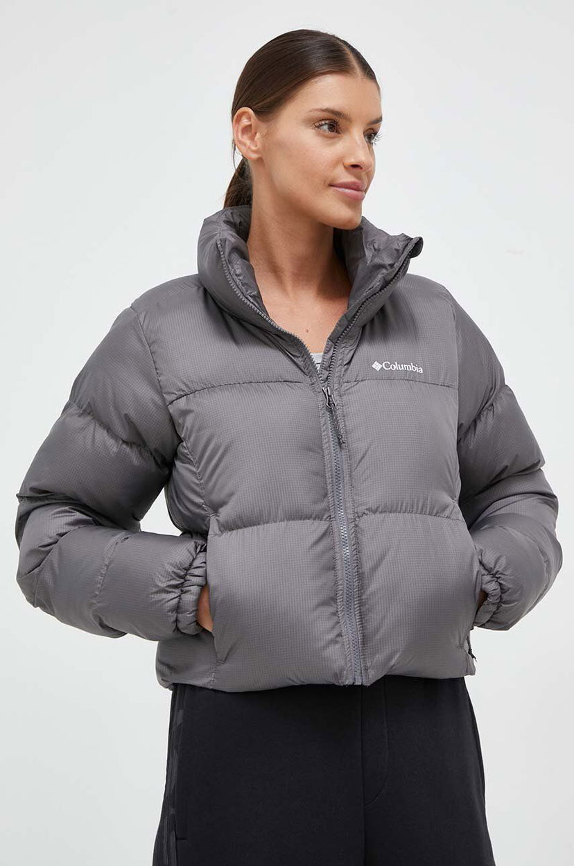 Пуховик Columbia Puffer Jacket Cropped Сірий | 2002491