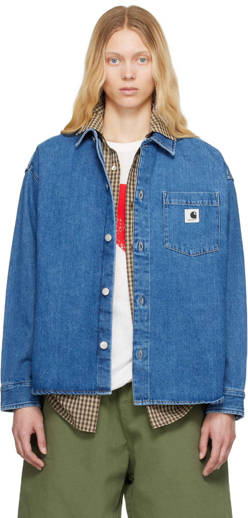 Сорочка Carhartt WIP Work In Progress Alta Denim Shirt Синій | I033344 0106