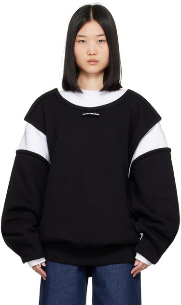 Світшоти Jean Paul Gaultier Jean Paul Gaultier 'The Petit Grand' Layered Sweatshirt чорний | 24/30-F-SW040-J057-0100, 0