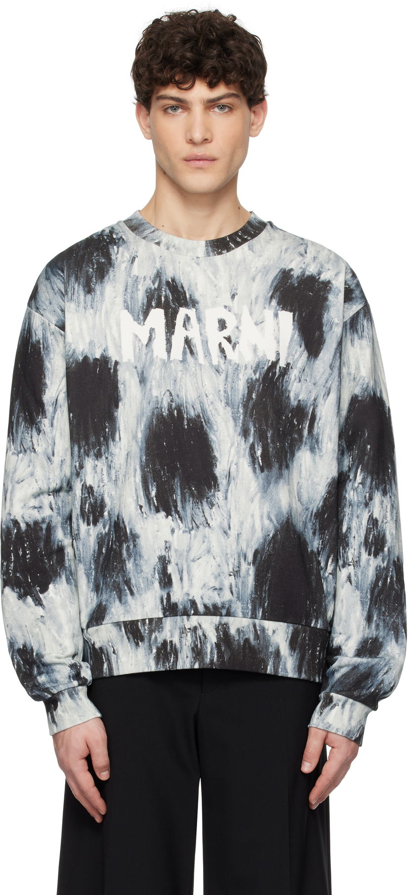 Світшоти Marni Marni Scribble Logo Organic Sweatshirt Різнокольоровий | FUMU0074PR USS023