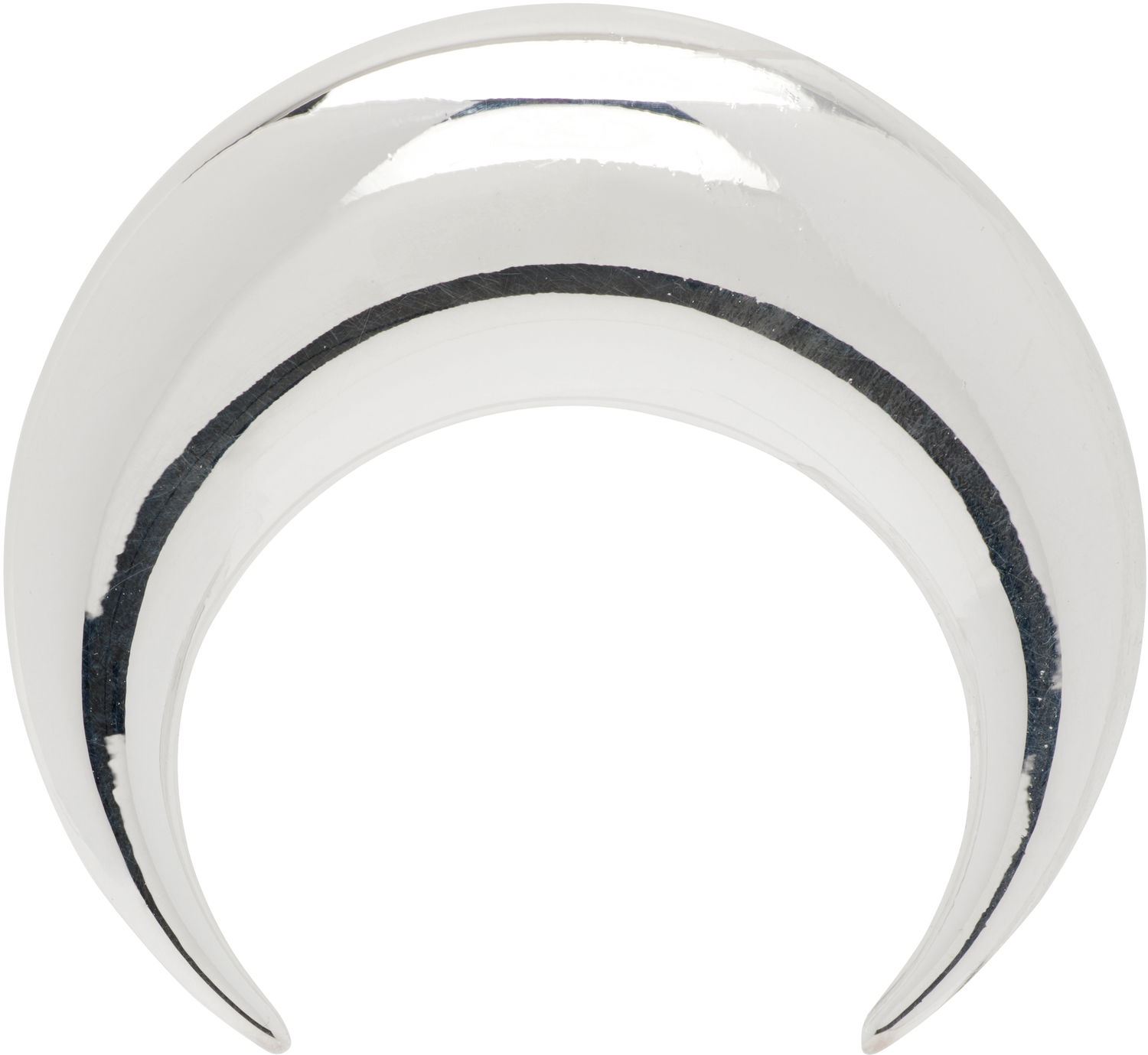 Сережки Marine Serre Regenerated Tin Moon Stud Earring Металік | UJW013ARMET0001, 0