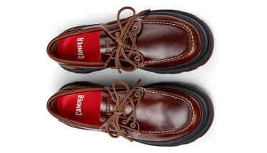 Кросівки та взуття Camper Brutus+ Chunky Laced Loafers Коричневий | K101067-001, 4