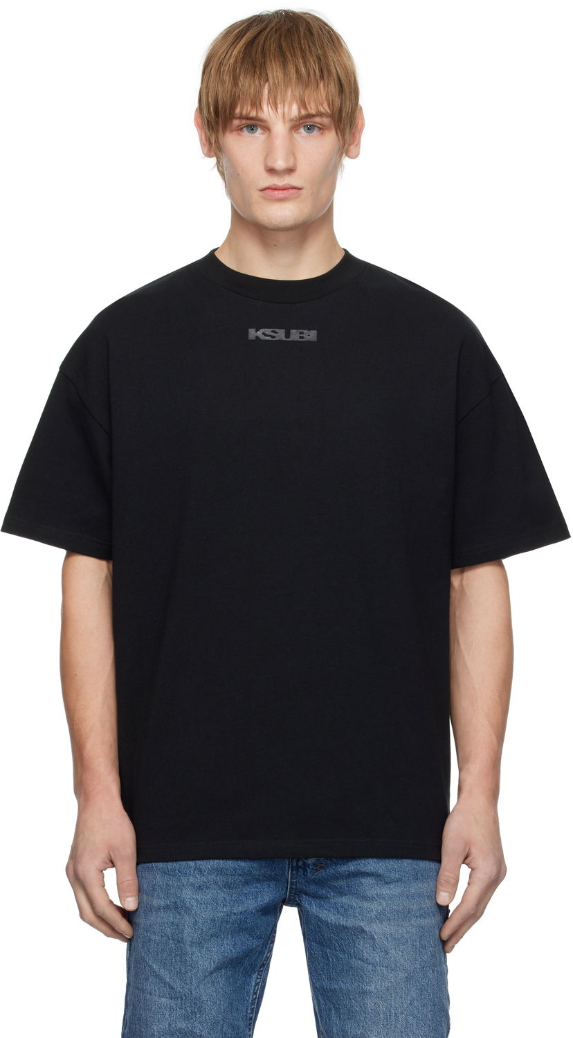 Футболка Ksubi Ekcess Graphic Print Relaxed Fit T-Shirt чорний | MPS25TE028