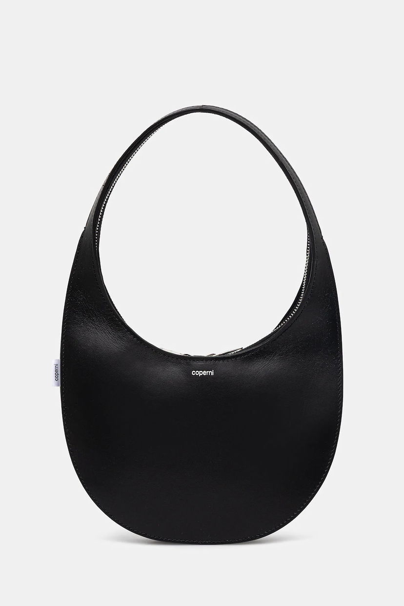 Сумочка Coperni Soft Swipe Crescent Bag чорний | COPBA108F6066