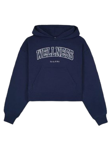 Світшоти Sporty & Rich Wellness Ivy Cropped Hoodie темно-синій | HC851NA