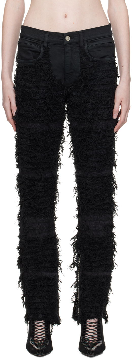 Джинси 1017 ALYX 9SM 1017 ALYX 9SM Blackmeans Shredded Skinny Jeans чорний | AZMPA0208FA03