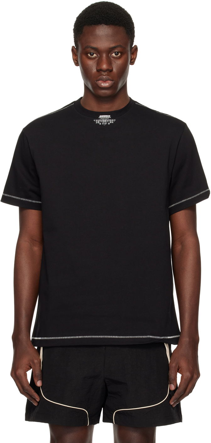 Футболка ADER ERROR Printed T-Shirt чорний | BN01SSTS0103BK