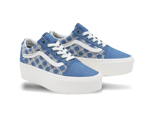 Кросівки та взуття Vans Chaussures Denim Mix Old skool темно-синій | VN0A7Q5MBLU