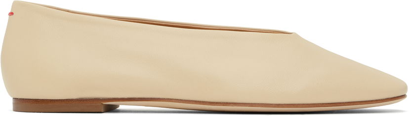 Догляд за взуттям Aeyde Aeyde Kirsten Leather Ballerina Flats бежевий | A11-FL-MANS8MFL-0122-957-007
