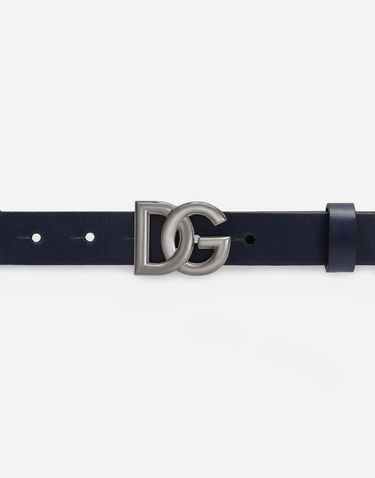 Ремені Dolce & Gabbana Dolce & Gabbana Stretch Belt With DG Logo темно-синій | EC0076AQ61680650, 2