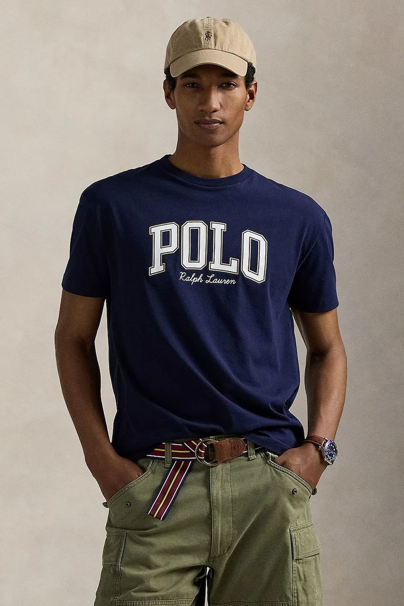 Футболка Polo by Ralph Lauren Polo Ralph Lauren Graphic T-Shirt темно-синій | 710P00086