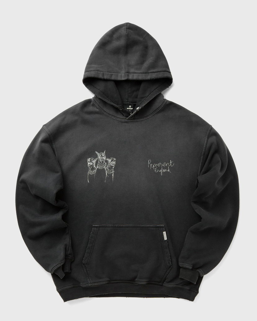 Світшоти Represent Clo Hand Drawn Thoroughbred Dogs England Hoodie чорний | MLM100556-03