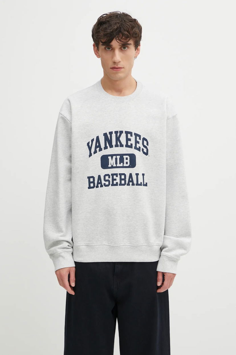 Світшоти Sporty & Rich Yankees MLB Baseball Ivy Crewneck Sweatshirt Сірий | ST071623660GY03