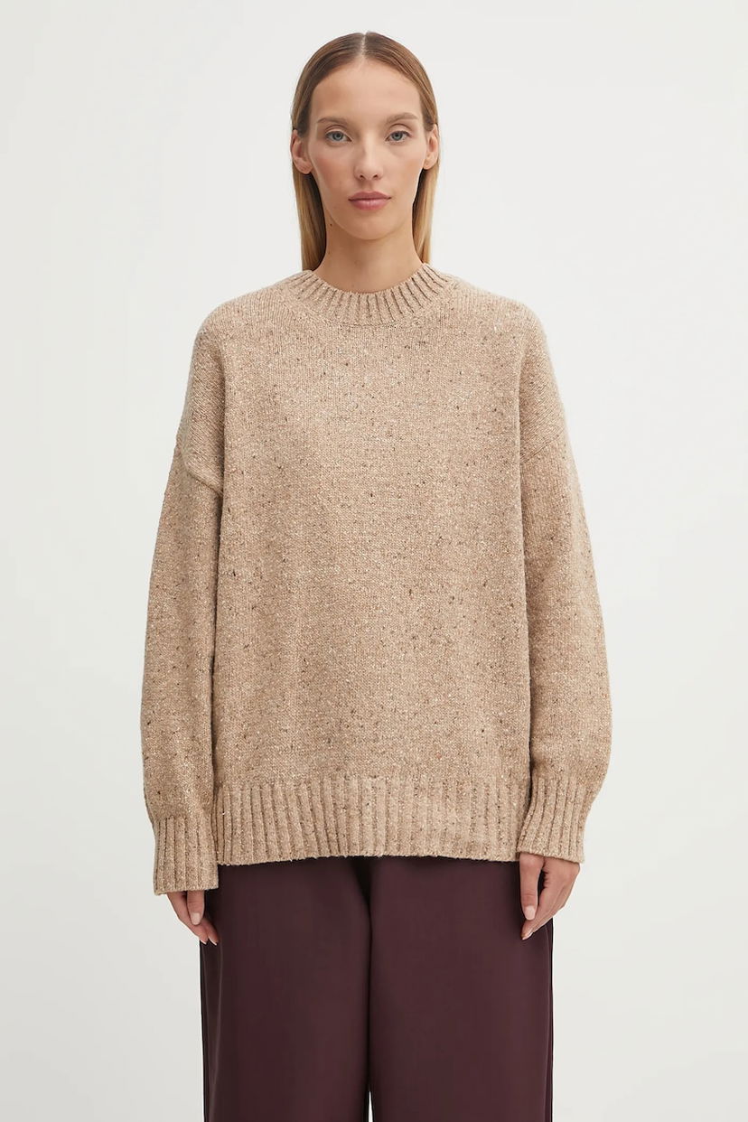 Cветр Barbour Barbour Lavensdale Crew Knitted Jumper бежевий | LKN1569YE55