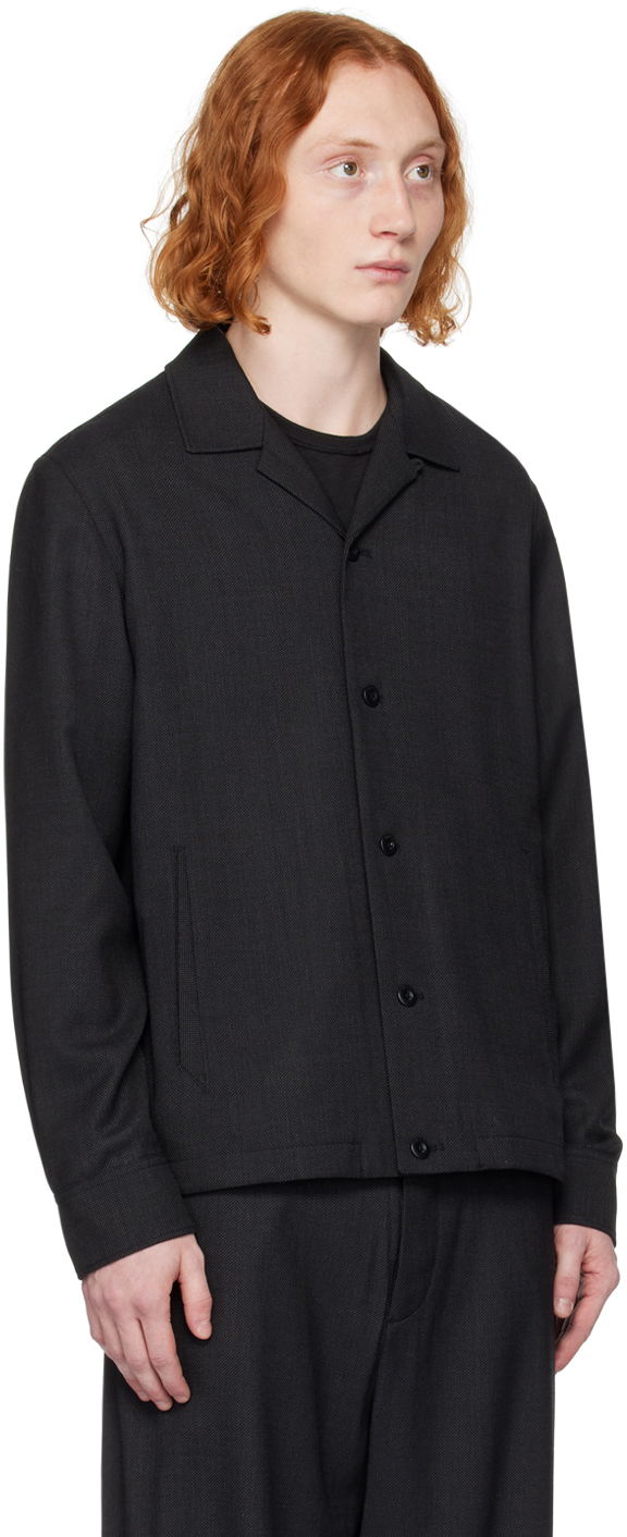 Куртка rag & bone Finlay Button-Up Shirt Jacket чорний | MBW23H2402LWML, 1