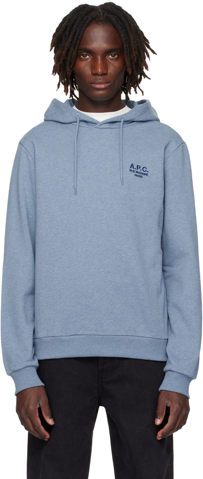 Світшоти A.P.C. A.P.C. Standard Rue Madame Hoodie Синій | COHGR-M27914