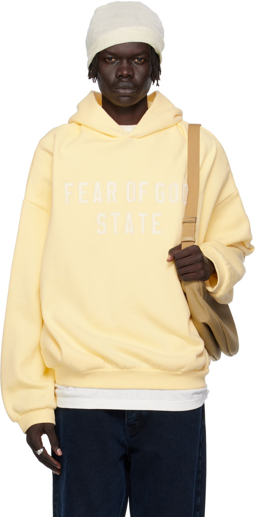 Світшоти Fear of God ESSENTIALS 90s Fit Fleece Hoodie Жовтий | 192SP256218F