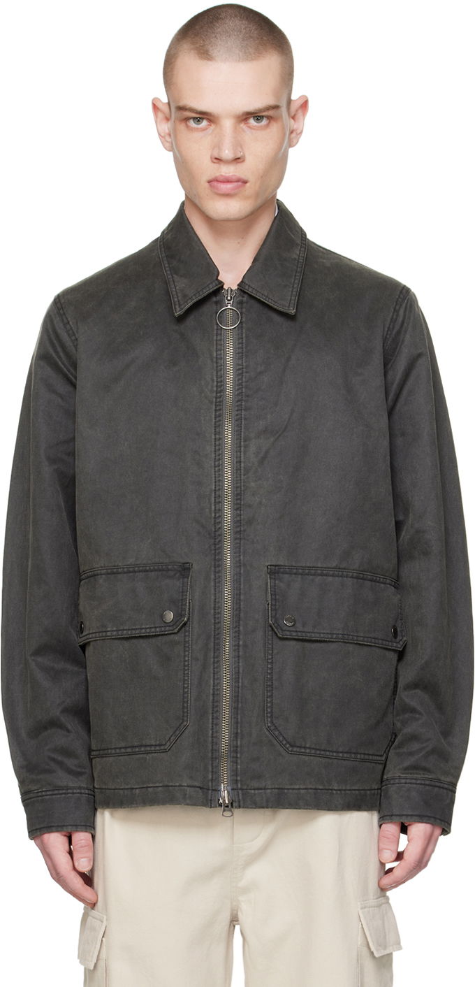 Куртка Samsoe Samsoe Samsøe Samsøe Saluke Zip-Up Jacket Сірий | M24100024, 0