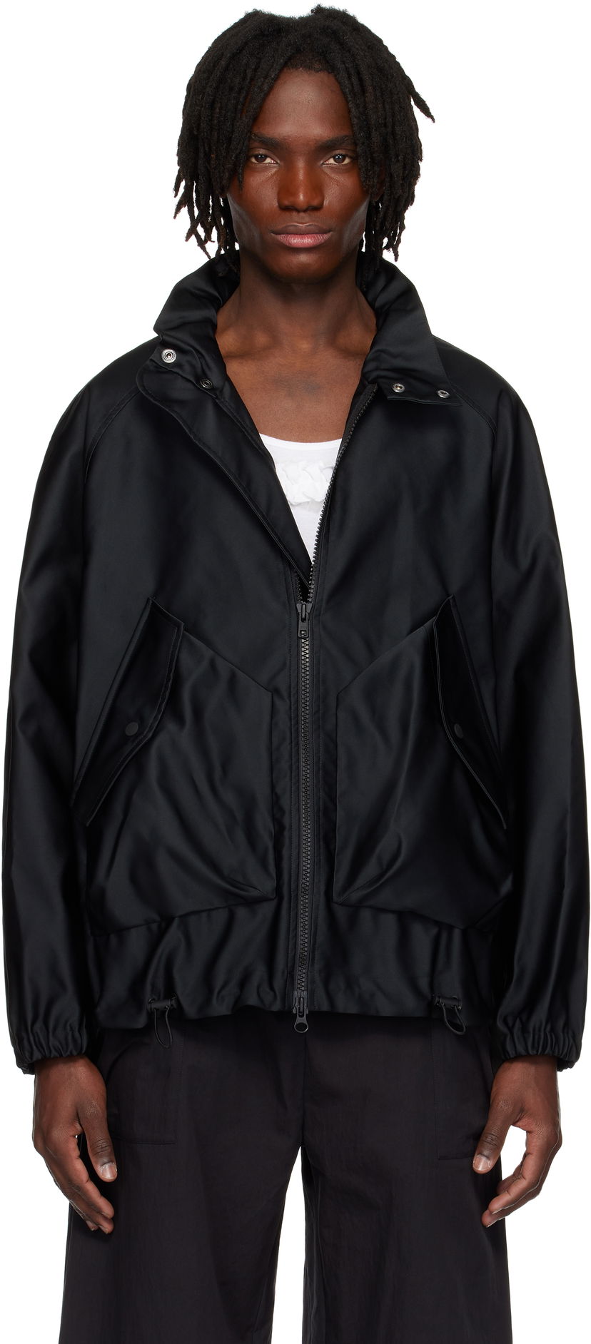 Куртка Simone Rocha Simone Rocha Harrington Jacket чорний | 6121 1221