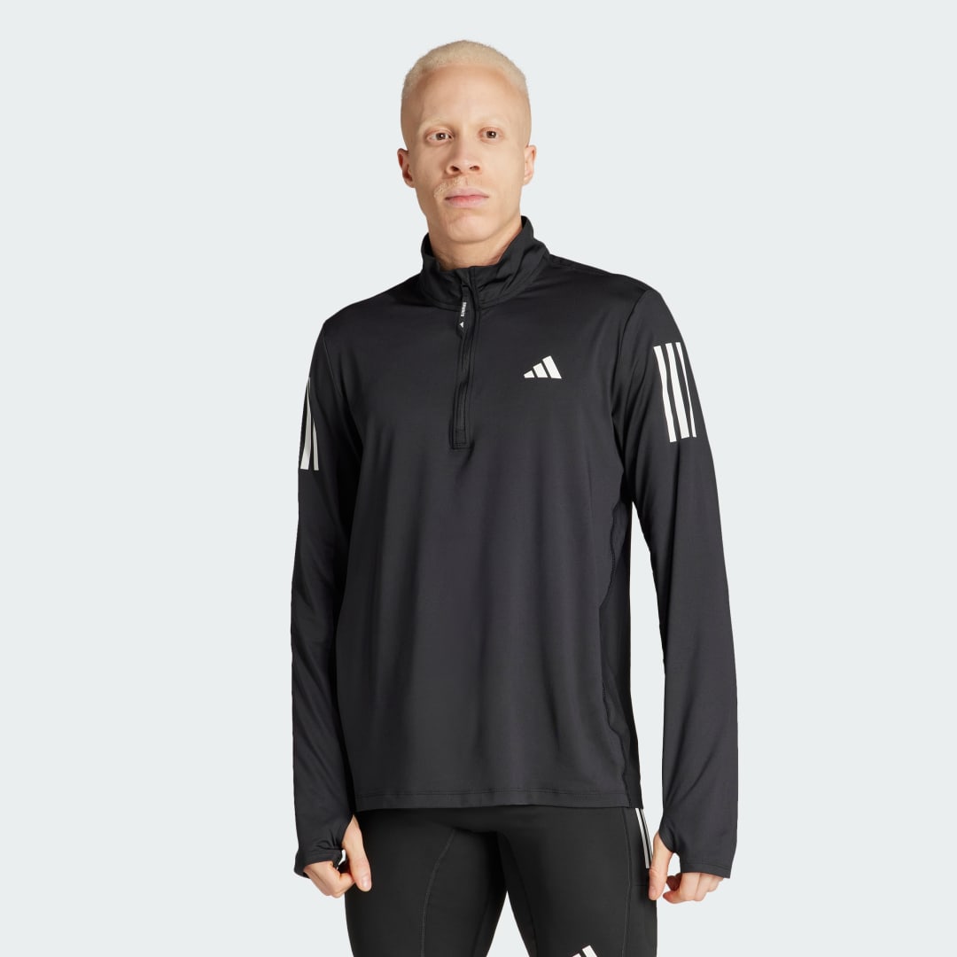 Куртка adidas Performance Own the Run Half-Zip Jacket чорний | IN1490, 0