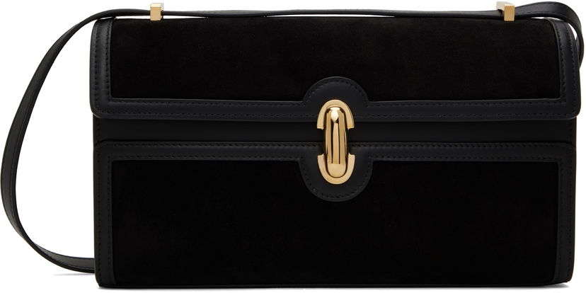 Сумочка Savette Savette Symmetry 26 Suede and Leather Shoulder Bag чорний | H-010-14-14