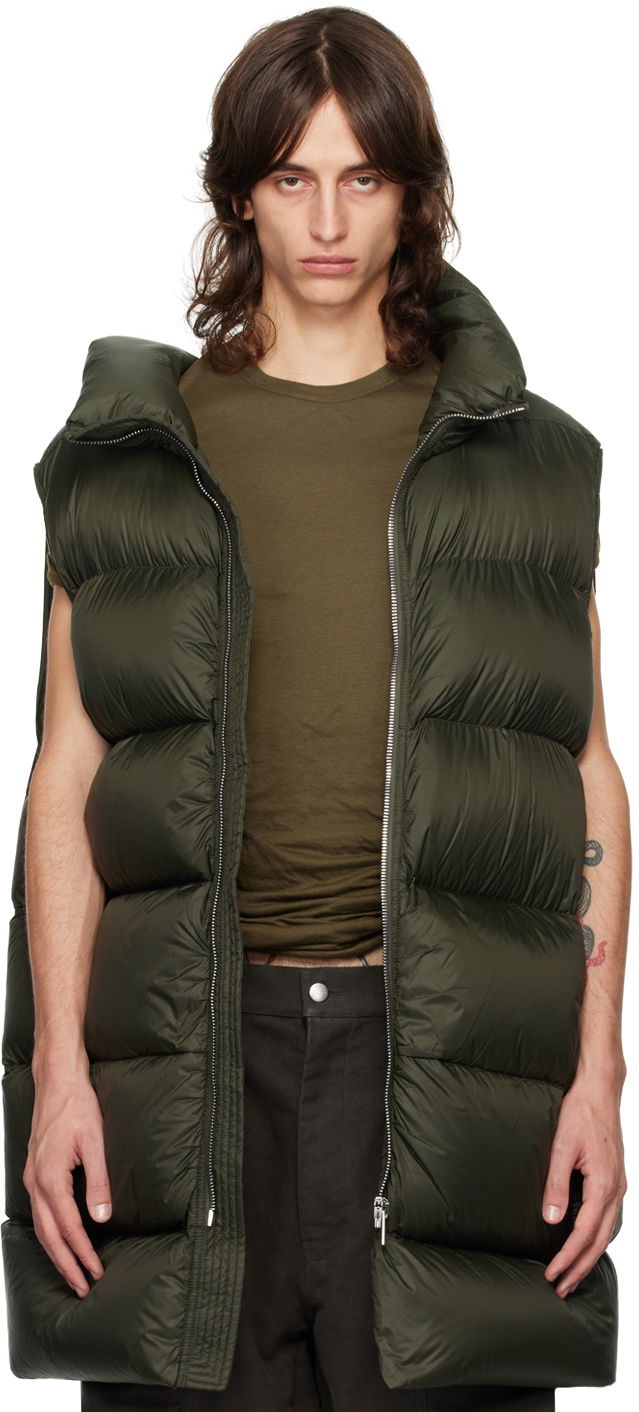 Жилет Rick Owens Flight Down Vest Зелений | RU02D6783 NPD3