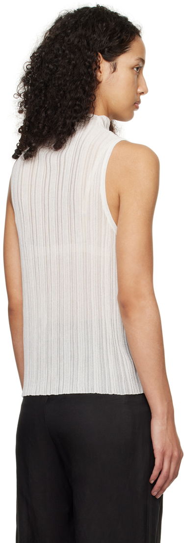 Безрукавка Anine Bing Sleeveless Pleated Tank Top білий | A-09-2172-100, 2