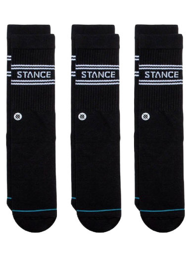 Шкарпетки Stance Basic 3 Pack Crew чорний | A556D20SRO-BLK