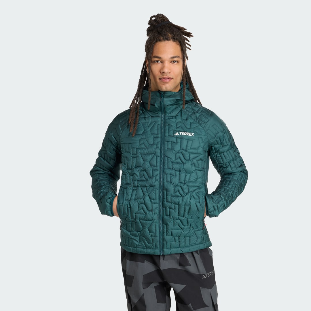 Куртка adidas Performance Terrex Xperior PrimaLoft Loose Fill Insulated Hooded Jacket Зелений | JM4877, 0