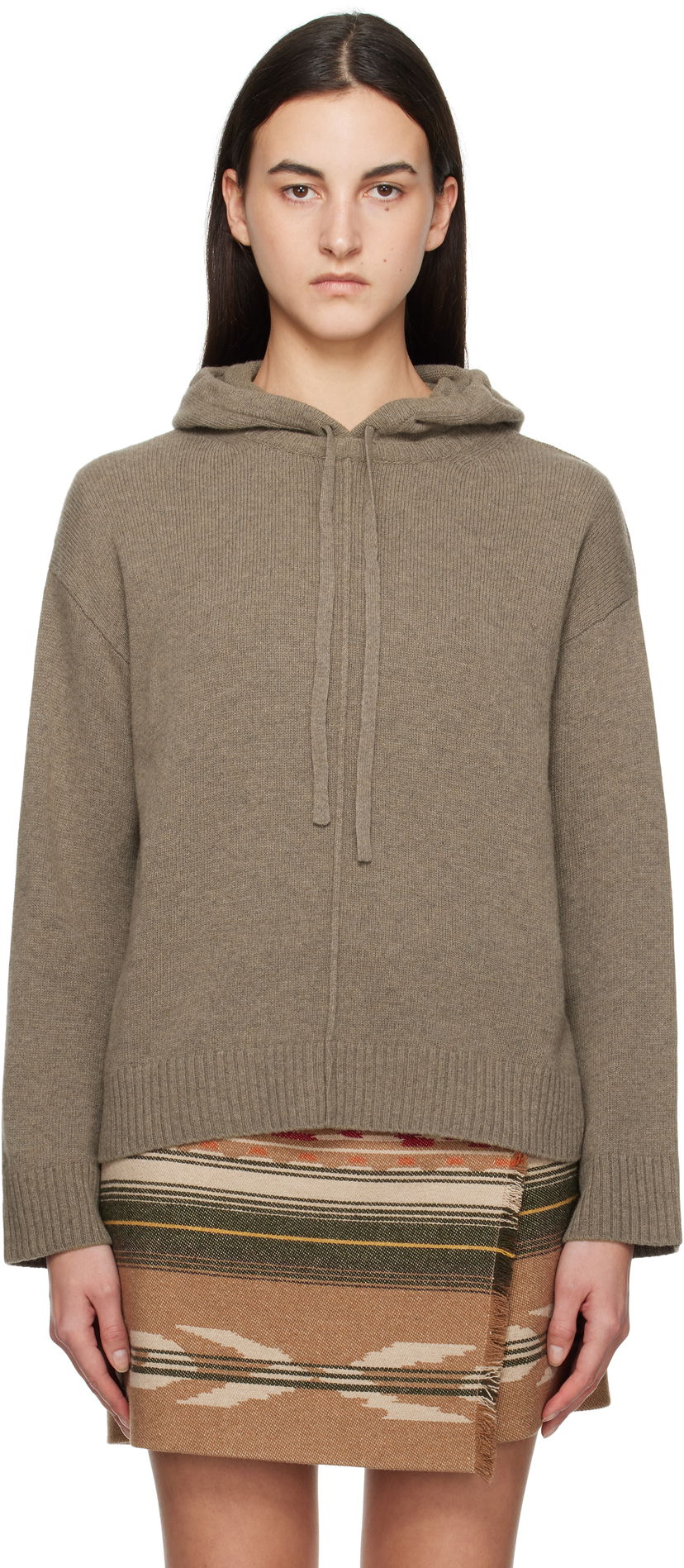 Світшоти Max Mara Weekend Jerez Knit Hoodie Коричневий | 2425366142600 MM12135