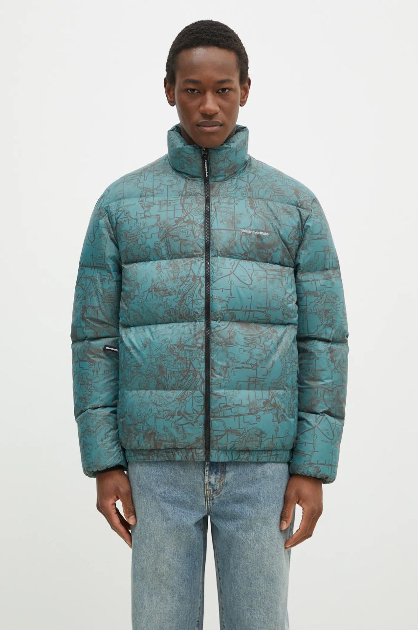 Пуховик thisisneverthat thisisneverthat PERTEX T Oversized Down Jacket Зелений | TN243OOWHS02, 0