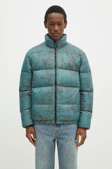 Пуховик thisisneverthat thisisneverthat PERTEX T Oversized Down Jacket Зелений | TN243OOWHS02, 0