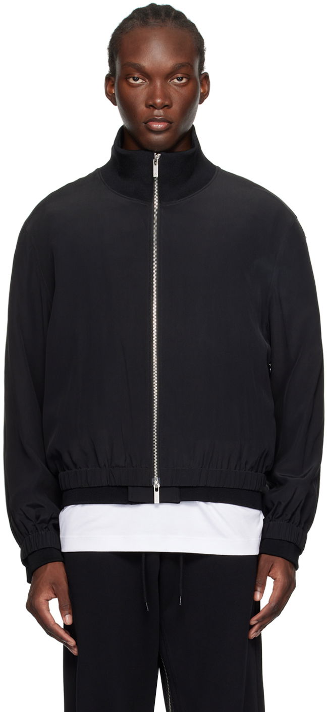 Куртка бомбер Helmut Lang Zip Bomber Jacket чорний | O04HM106
