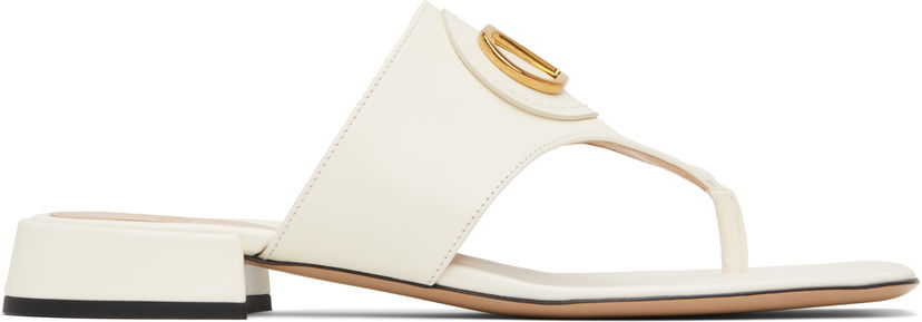 Аксесуари Valentino Valentino Garavani VLogo Signature Thong Sandals білий | 6W0S0LA9DSH