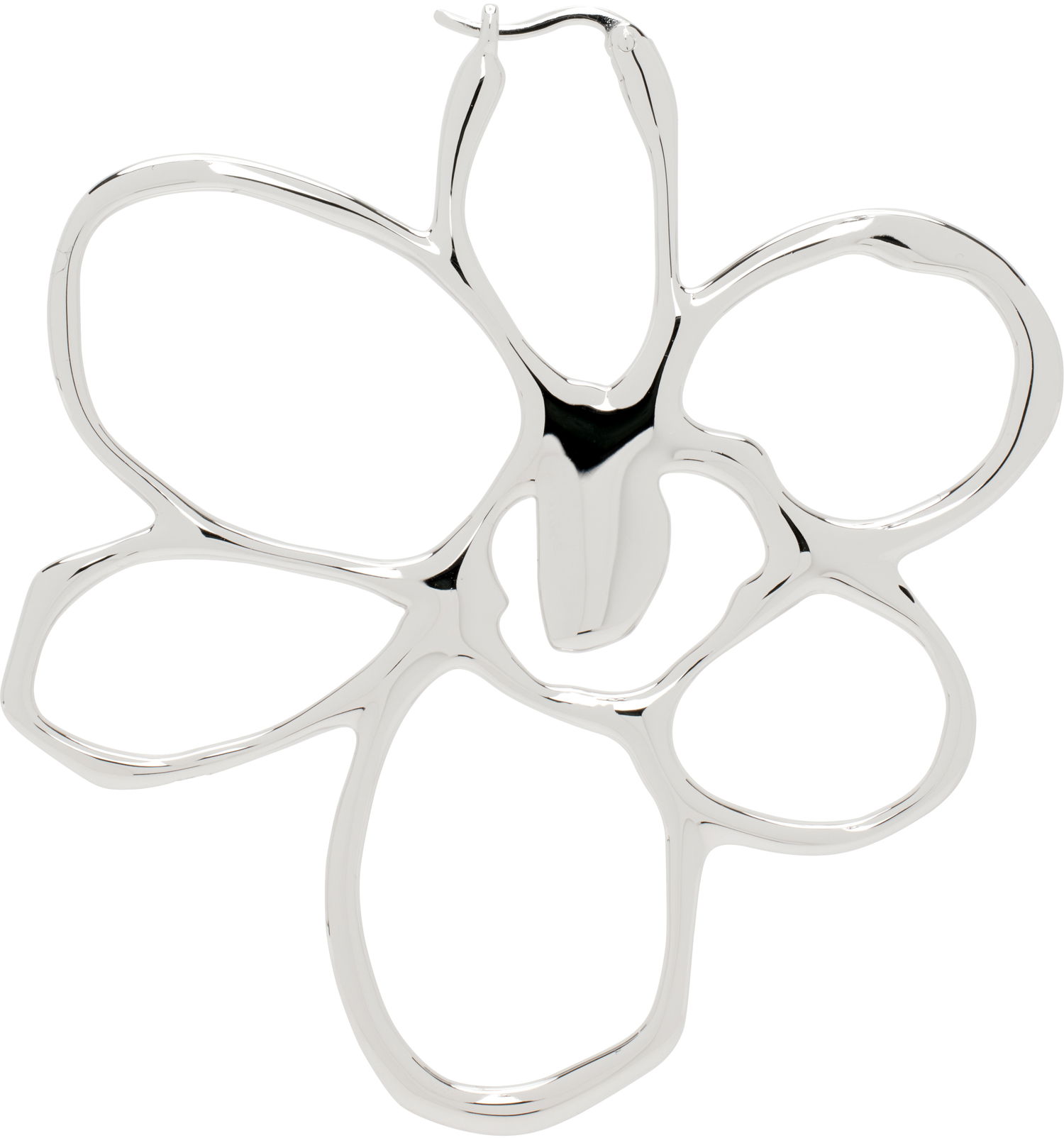 Сережки Perks And Mini Perks and Mini Rough Gesture Frame Single Earring Металік | 10258, 0