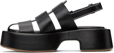 Кросівки та взуття JW Anderson JW Anderson Stripe Platform Sandals чорний | SN0099-LA0323, 2