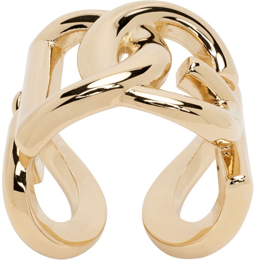 Кільце Dolce & Gabbana Gold Logo Ring Металік | WRP6L1 W1111