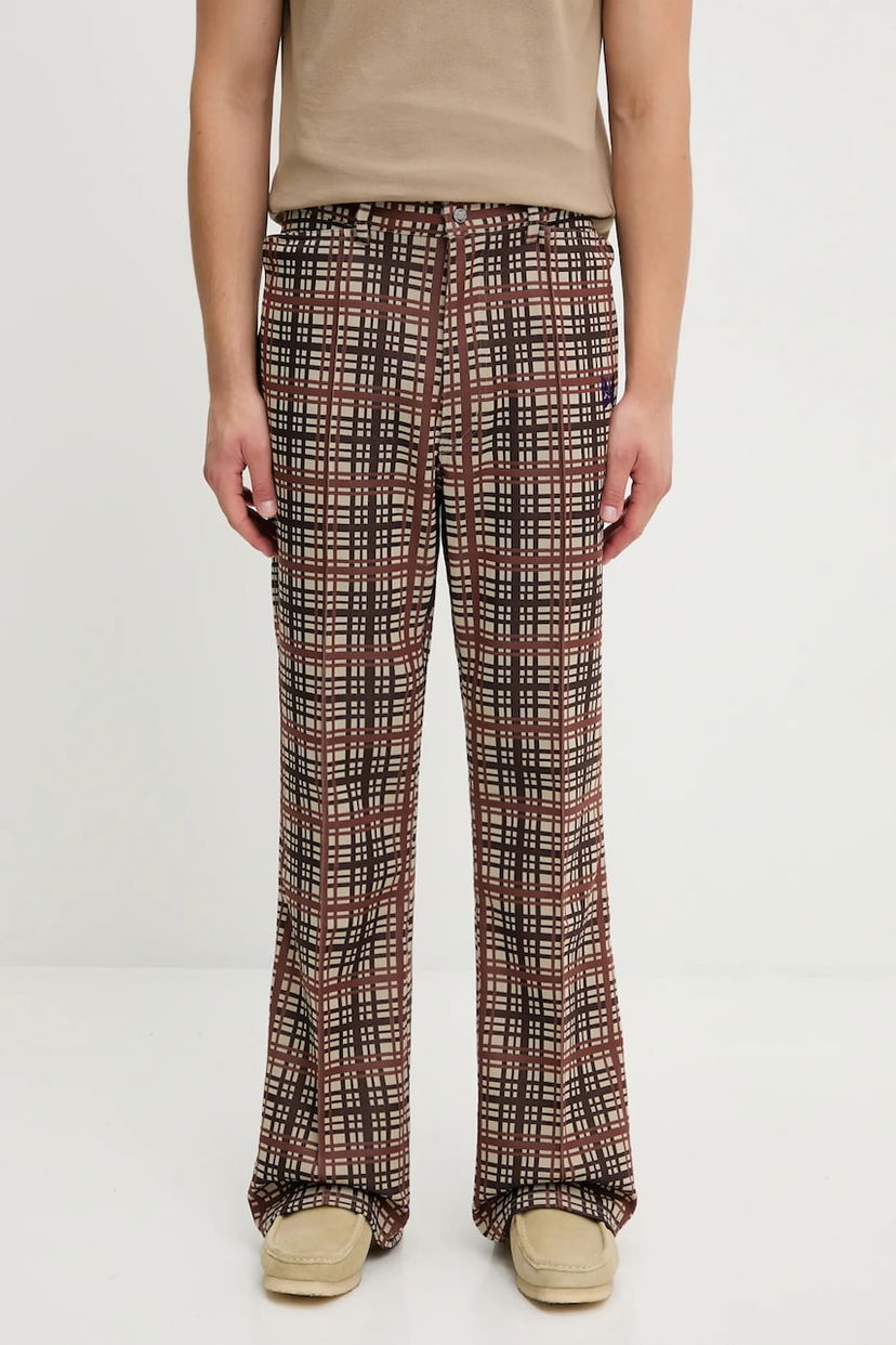 Штани Needles Needles Boot-Cut Trousers Коричневий | RW311