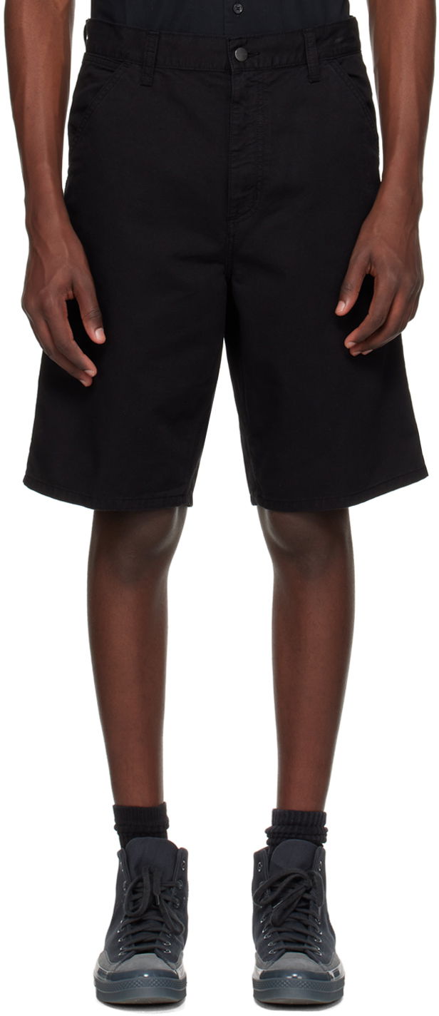 Шорти Carhartt WIP Single Knee Cotton Shorts чорний | I031504