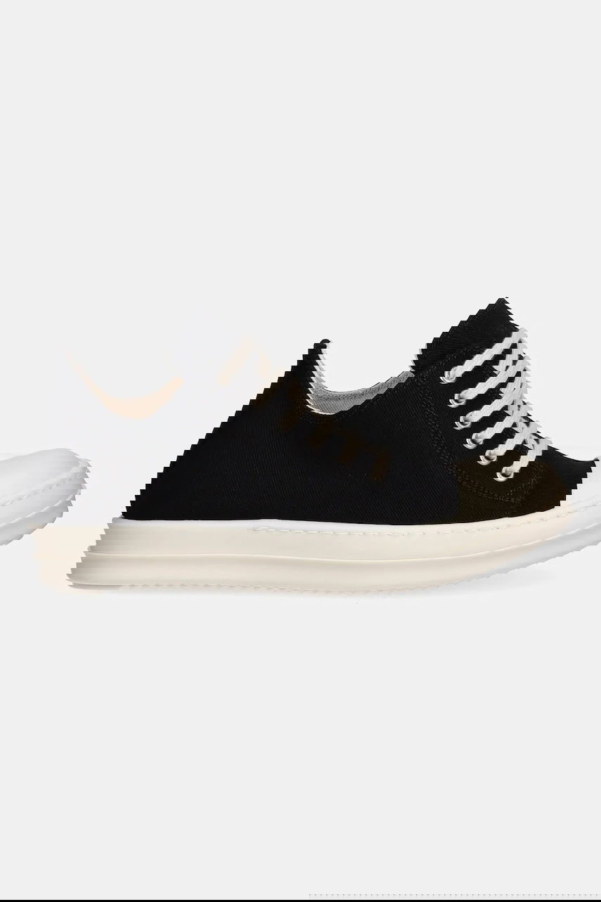 Кросівки та взуття Rick Owens Rick Owens DRKSHDW Low Sneaks чорний | DS02E7802.DO, 1
