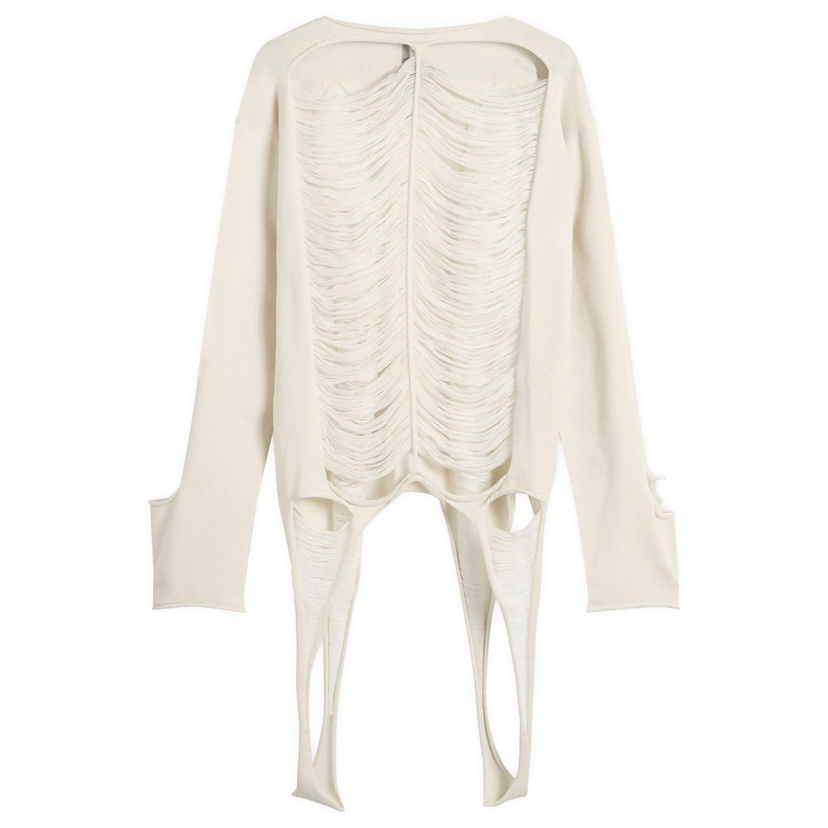 Cветр Rick Owens Rick Owens Knit Malia Top, Size Large білий | RR01E5671-KGRIDM-41